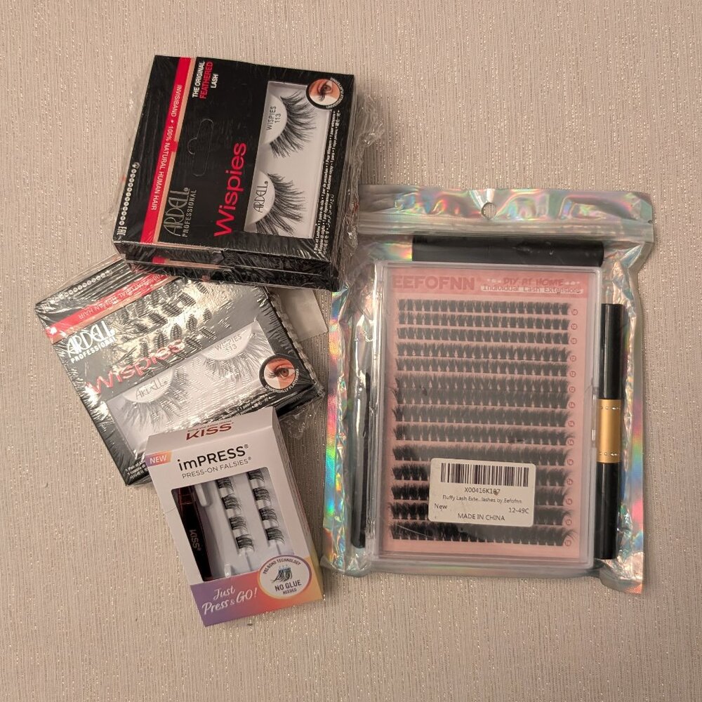 False Eyelash Bundle - 6 items